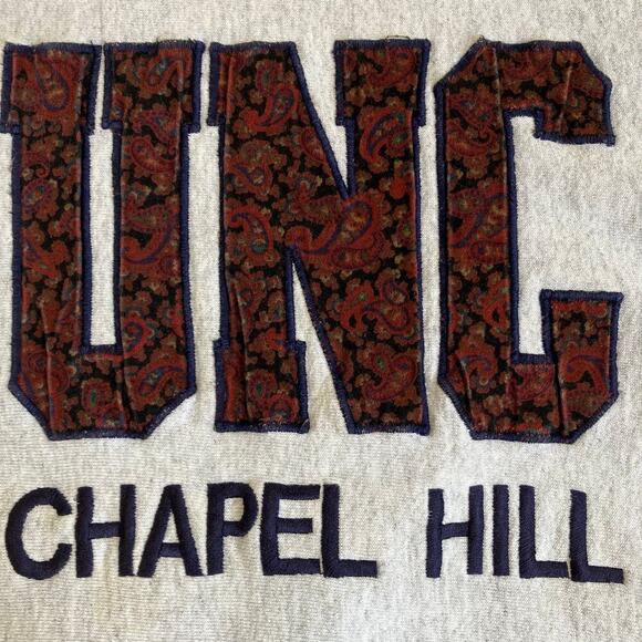 Vintage 90s University of North Carolina Chapel Hill Crewneck Reverse Weave Sz L - Picture 10 of 16